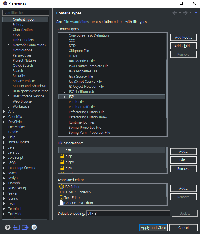 Eclipse Freemarker Editor 사용하기 - 이클립스 프리마커 에디터