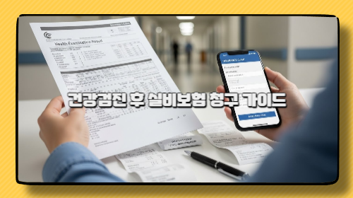 건강검진 후 실비보험 청구 가이드