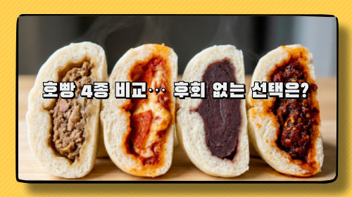 GS25 호빵 4종 먹어봤다… 피자·고기·단팥, 진짜 맛있는 건 따로 있었습니다.