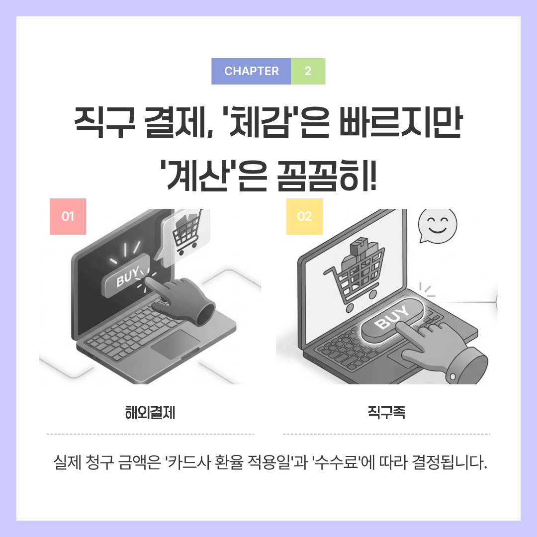 해외결제·직구: 체감은 빠르지만 계산은 다릅니다