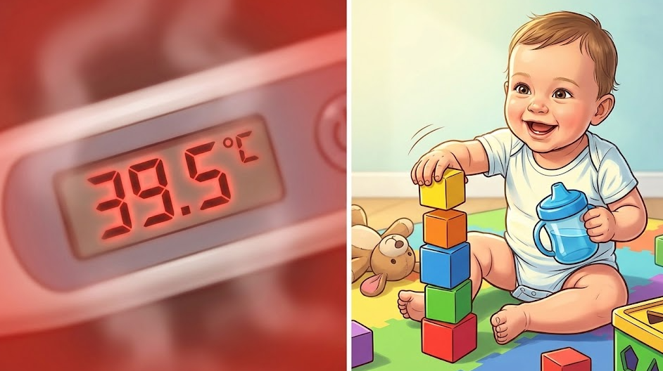 아기 발열을 ‘숫자’보다 ‘상태’로 보는 이유