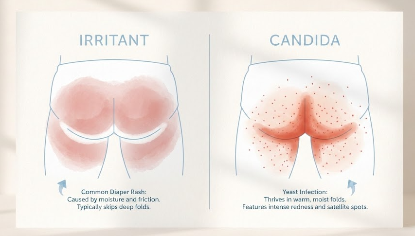 자극성(접촉성) 기저귀 발진 특징 자극성(접촉성) 기저귀 발진 특징