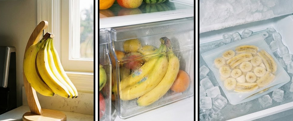 바나나 보관방법 총정리: 실온·냉장·냉동·갈변 줄이기