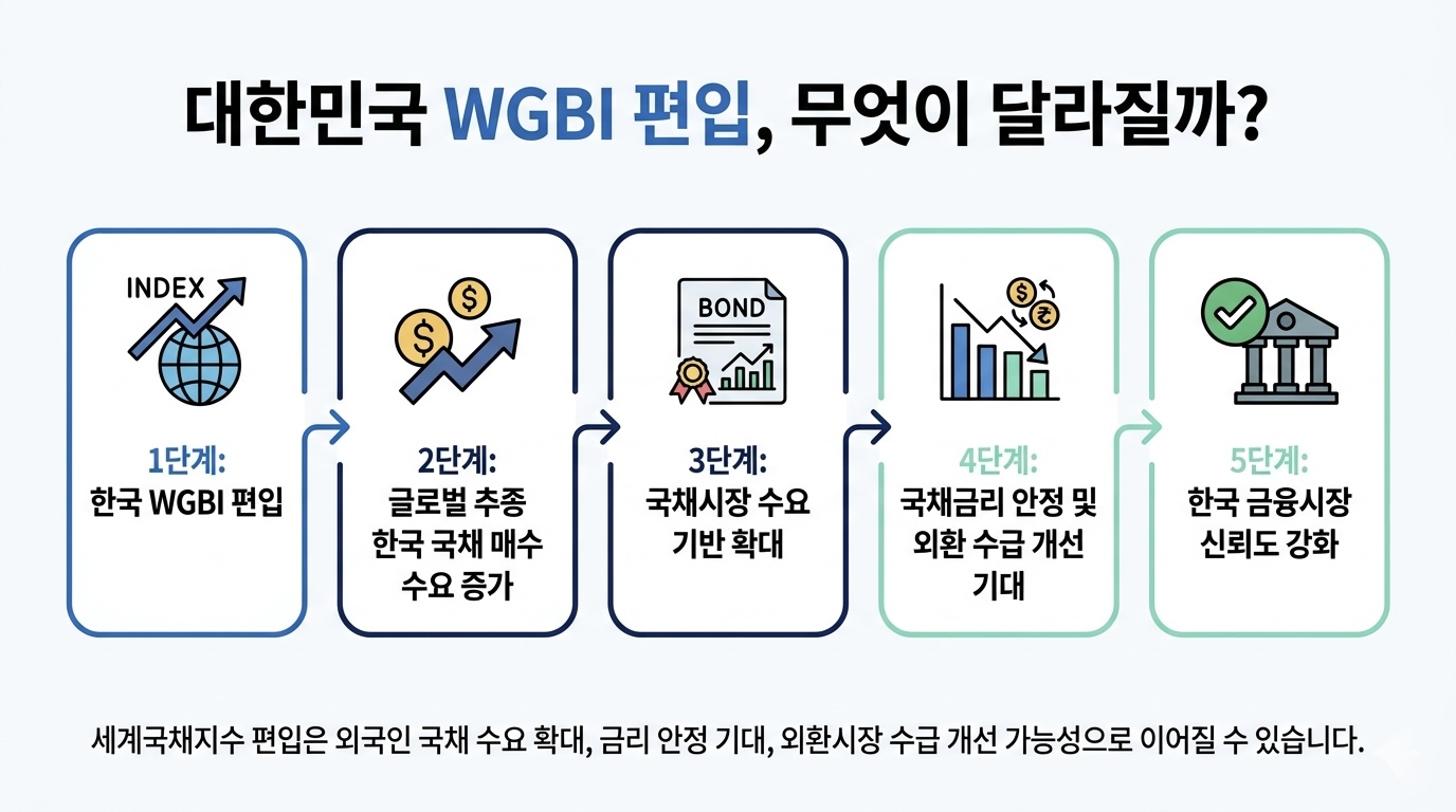 [2026 최신] 한국 WGBI 편입 확정! 내 대출 금리·환율 정말 내려갈까?