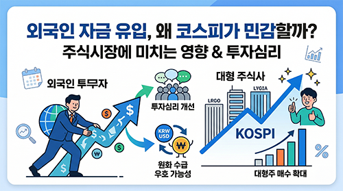 외국인 자금 유입이 주식시장에 미치는 영향 📊 왜 코스피가 이렇게 민감할까?