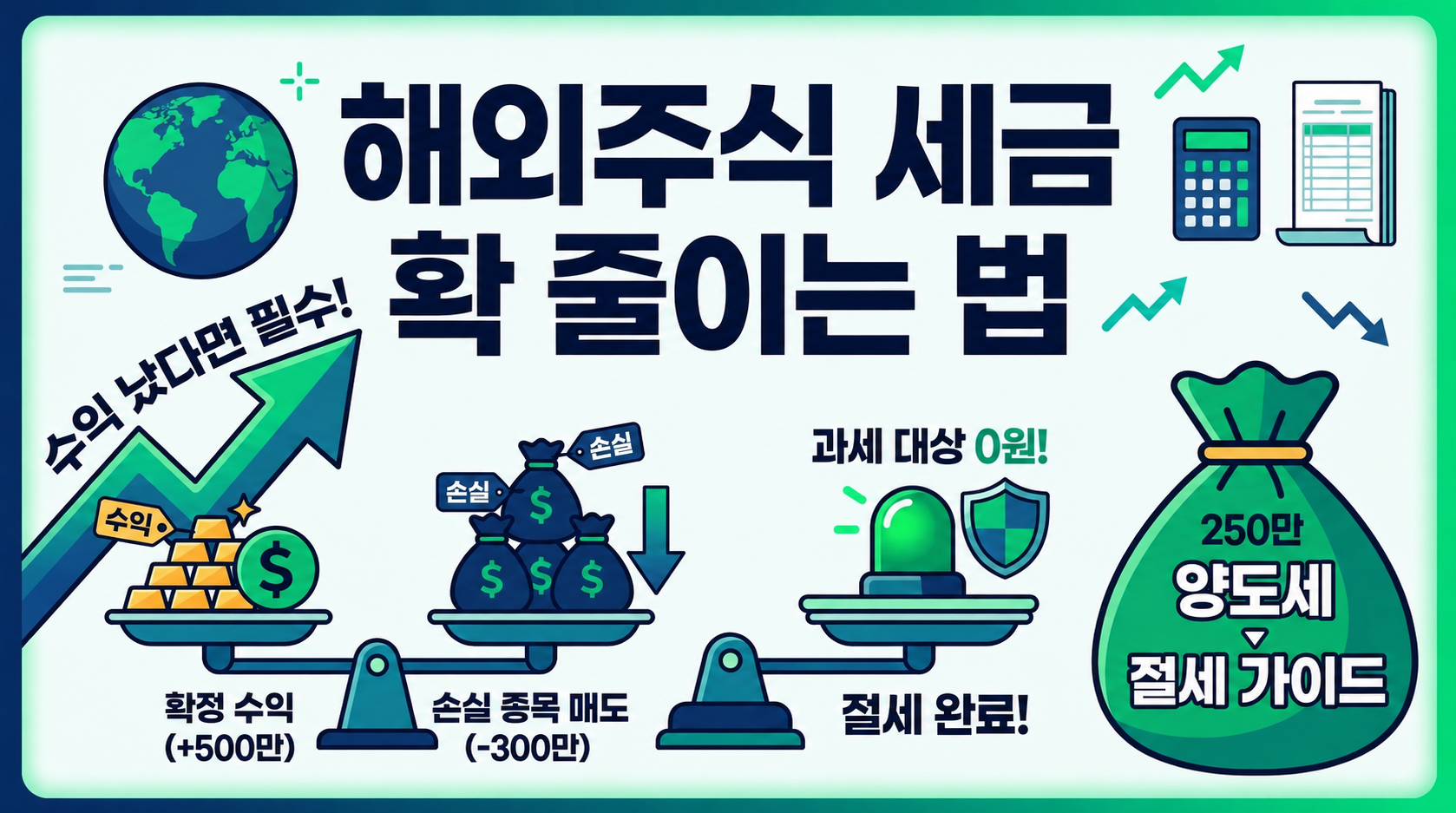 주식 손실 상계로 세금 줄이는 법｜해외주식 양도소득세 절세 가이드