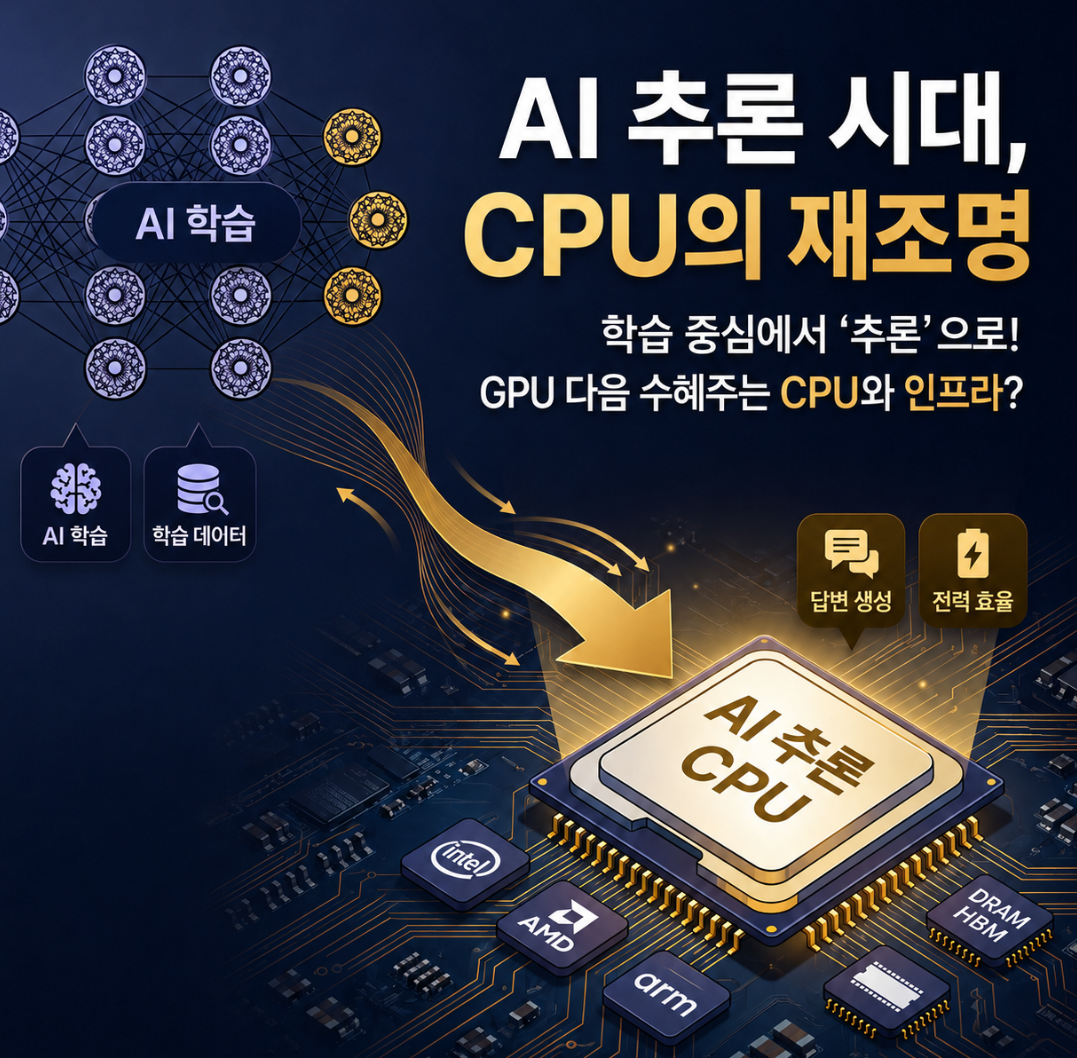 AI 추론 시대, CPU가 다시 뜨는 이유|GPU 다음 수혜주는? AI 추론 시대, CPU가 다시 뜨는 이유|GPU 다음 수혜주는?