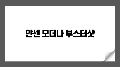 얀센 + 모더나 부스터샷 후기